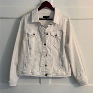 1822 Denim White Jean Jacket